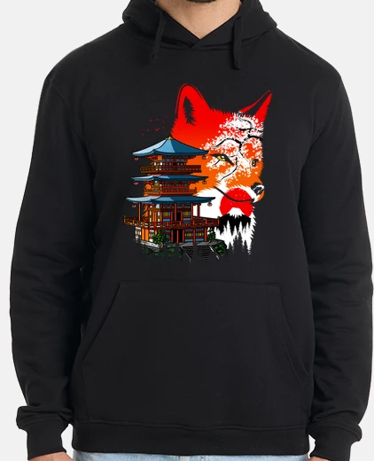 Sudadera Hombre, jersey con capucha, negro