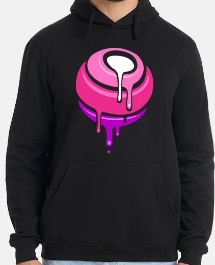 Sudadera Hombre, jersey con capucha, negro