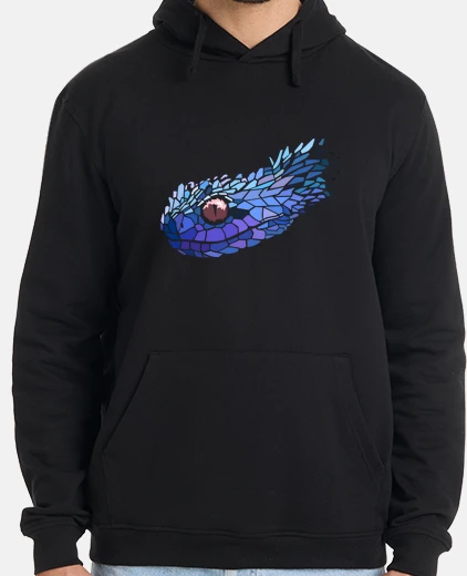 Sudadera Hombre, jersey con capucha, negro