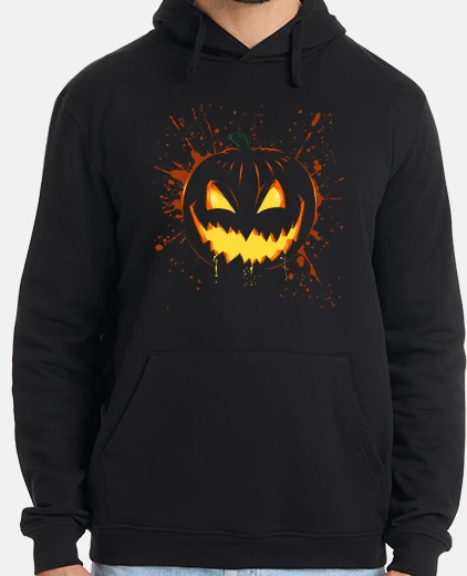 Sudadera Hombre, jersey con capucha, negro
