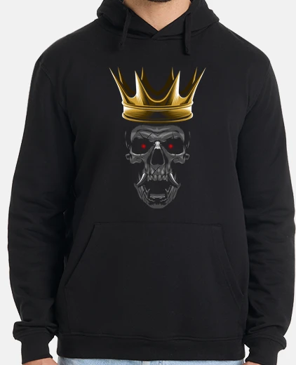 Sudadera Hombre, jersey con capucha, negro