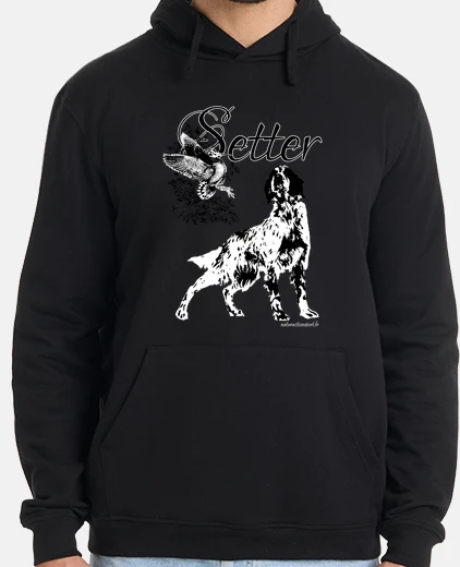 Sudadera Hombre, jersey con capucha, negro