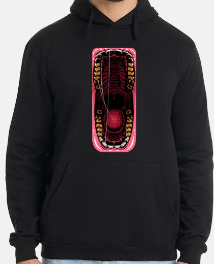 Sudadera Hombre, jersey con capucha, negro