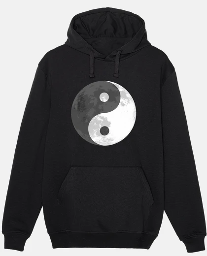 Sudadera Hombre, jersey con capucha, negro