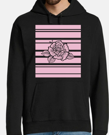 Sudadera Hombre, jersey con capucha, negro