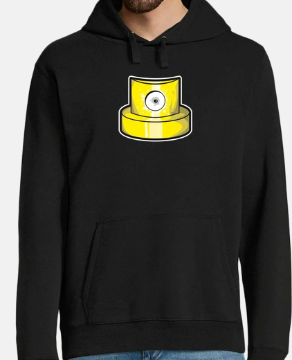 Sudadera Hombre, jersey con capucha, negro