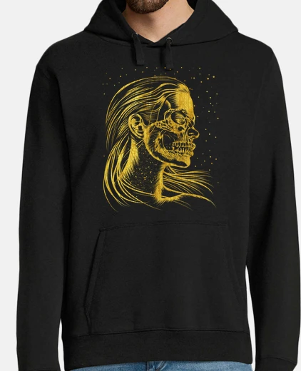 Sudadera Hombre, jersey con capucha, negro