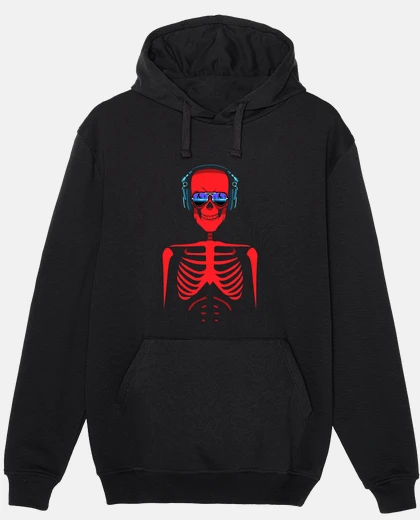 Sudadera Hombre, jersey con capucha, negro