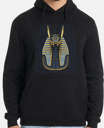 Sudadera Hombre, jersey con capucha, negro