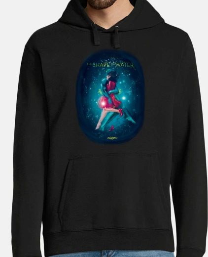Sudadera Hombre, jersey con capucha, negro