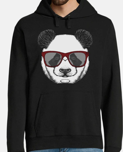 Sudadera Hombre, jersey con capucha, Panda