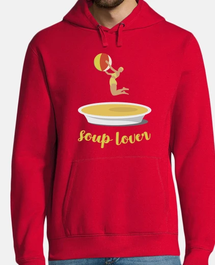 Sudadera Hombre, jersey con capucha, rojo