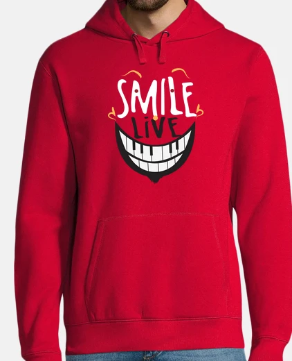 Sudadera Hombre, jersey con capucha, rojo