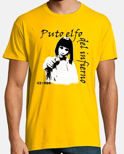 Camiseta Hombre, manga corta, amarillo limón, calidad extra