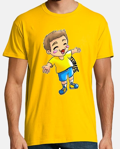 Camiseta Hombre, manga corta, amarillo limón, calidad extra