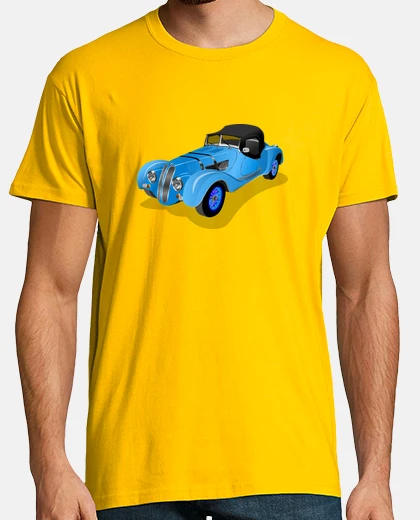 Camiseta Hombre, manga corta, amarillo mostaza, calidad extra