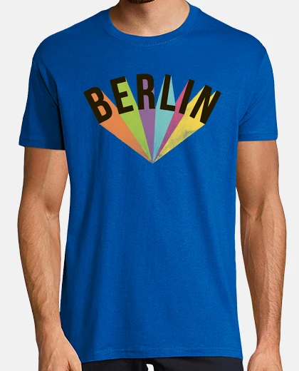 Camiseta Hombre, manga corta, azul royal, calidad extra