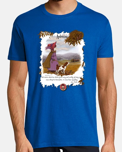 Camiseta Hombre, manga corta, azul royal, calidad extra
