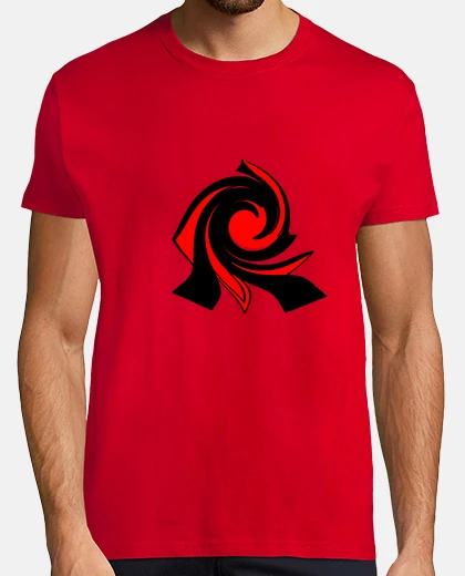 Hombre, manga corta cuello pico cerrado, rojo