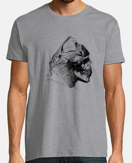 Camiseta Hombre, manga corta, gris vigoré, calidad extra