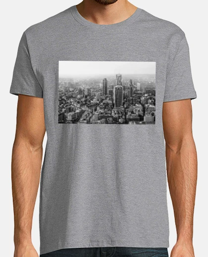 Hombre, manga corta, gris vigoré, calidad extra