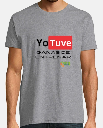 Camiseta Hombre, manga corta, gris vigoré, calidad extra