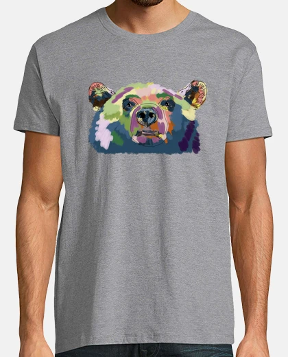 Camiseta Hombre, manga corta, gris vigoré, calidad extra