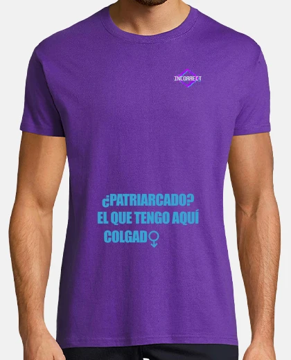 Playera Hombre, manga corta, morado, calidad extra