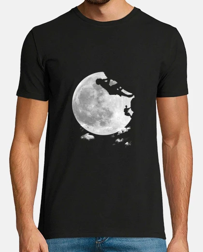 Camiseta Hombre, manga corta, negra, calidad extra
