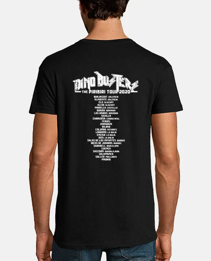 Camiseta Hombre, manga corta, negra, calidad extra