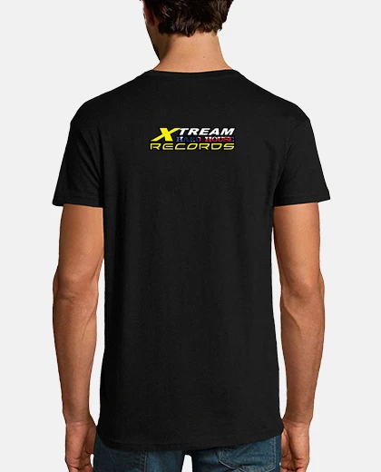 Camiseta Hombre, manga corta, negra, calidad extra