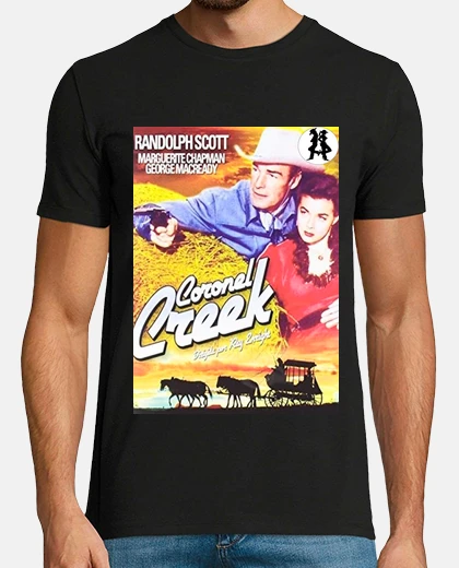 Camiseta Hombre, manga corta, negra, calidad extra