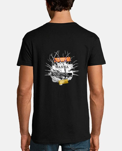 Camiseta Hombre, manga corta, negra, calidad extra
