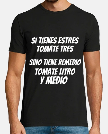 Hombre, manga corta, negra, calidad extra