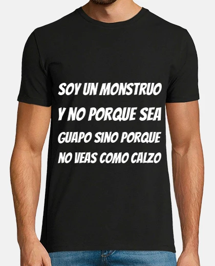 Hombre, manga corta, negra, calidad extra
