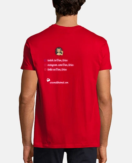 Camiseta Hombre, manga corta, rojo, calidad extra