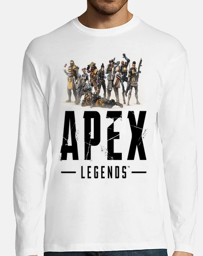 Camiseta Hombre, manga larga, blanco