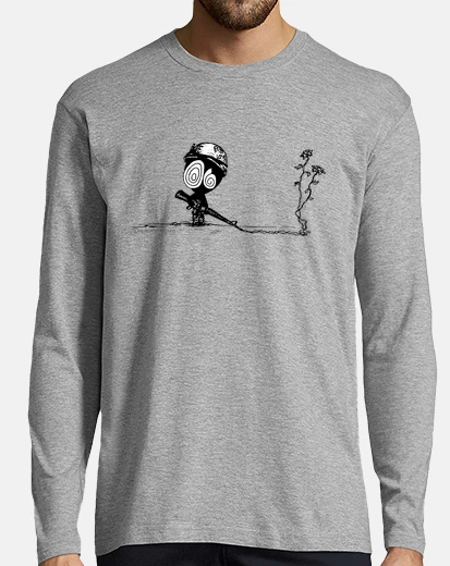 Hombre, manga larga, gris vigoré