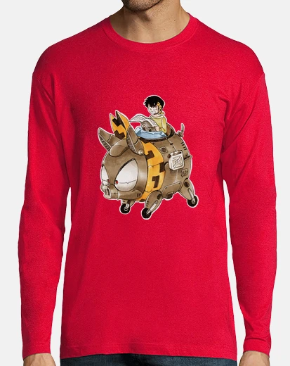 Camiseta Hombre, manga larga, rojo