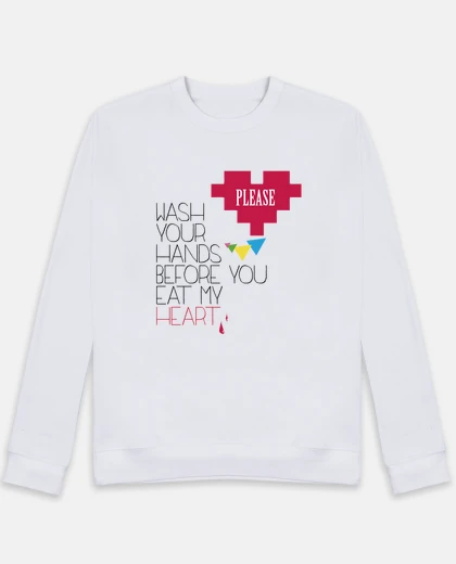 Sudadera Hombre, sudadera, blanca