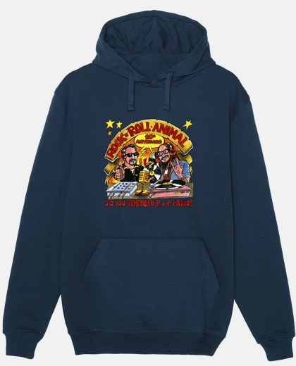 Hombre, sudadera con capucha, azul marino