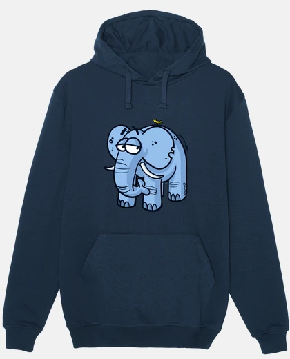 Sudadera Hombre, sudadera con capucha, azul marino