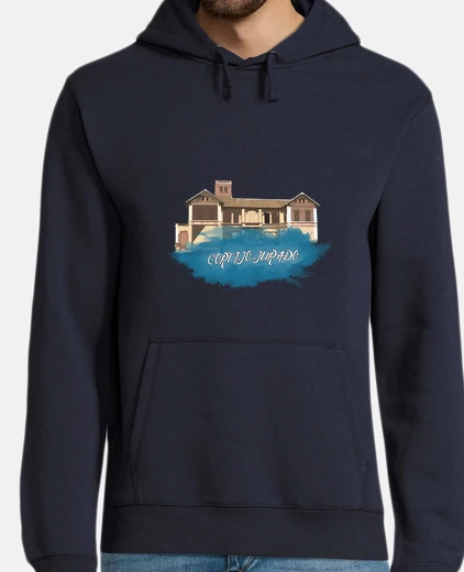 Sudadera Hombre, sudadera con capucha, azul marino
