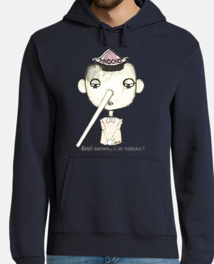 Sudadera Hombre, sudadera con capucha, azul marino