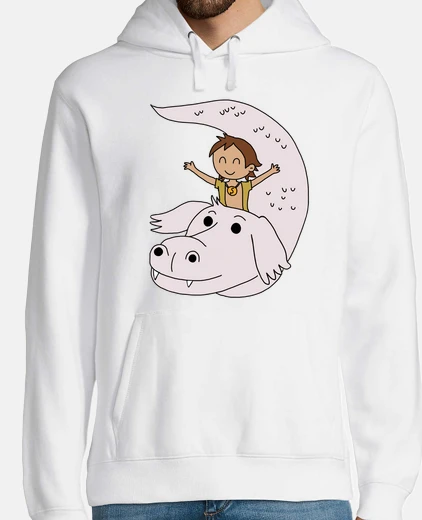 Sudadera Hombre, sudadera con capucha, blanco