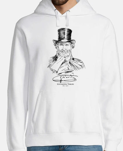 Sudadera Hombre, sudadera con capucha, blanco