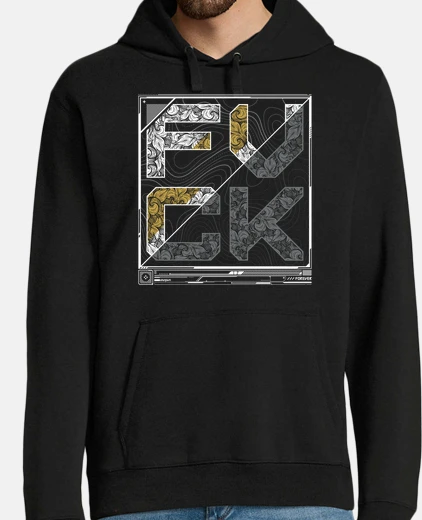 Sudadera Hombre, sudadera con capucha, negro