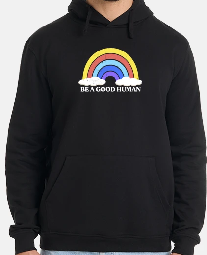 Sudadera Hombre, sudadera con capucha, negro