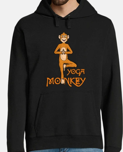 Sudadera Hombre, sudadera con capucha, negro