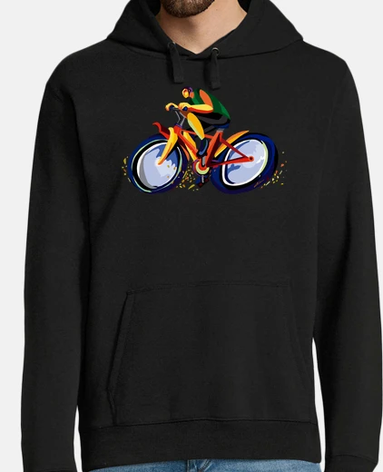 Sudadera Hombre, sudadera con capucha, negro
